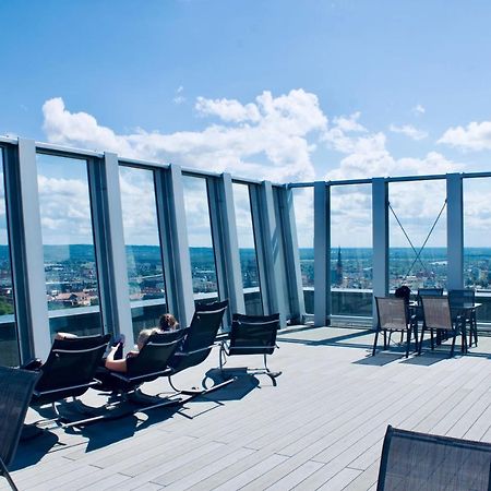 Hanza Tower -M&M Luxury Apartment 什切青 外观 照片