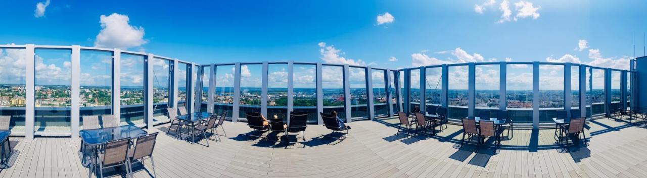 Hanza Tower -M&M Luxury Apartment 什切青 外观 照片