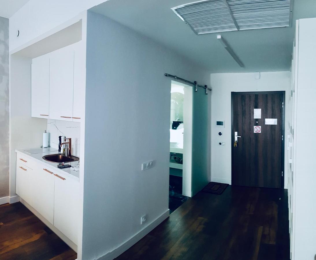 Hanza Tower -M&M Luxury Apartment 什切青 外观 照片